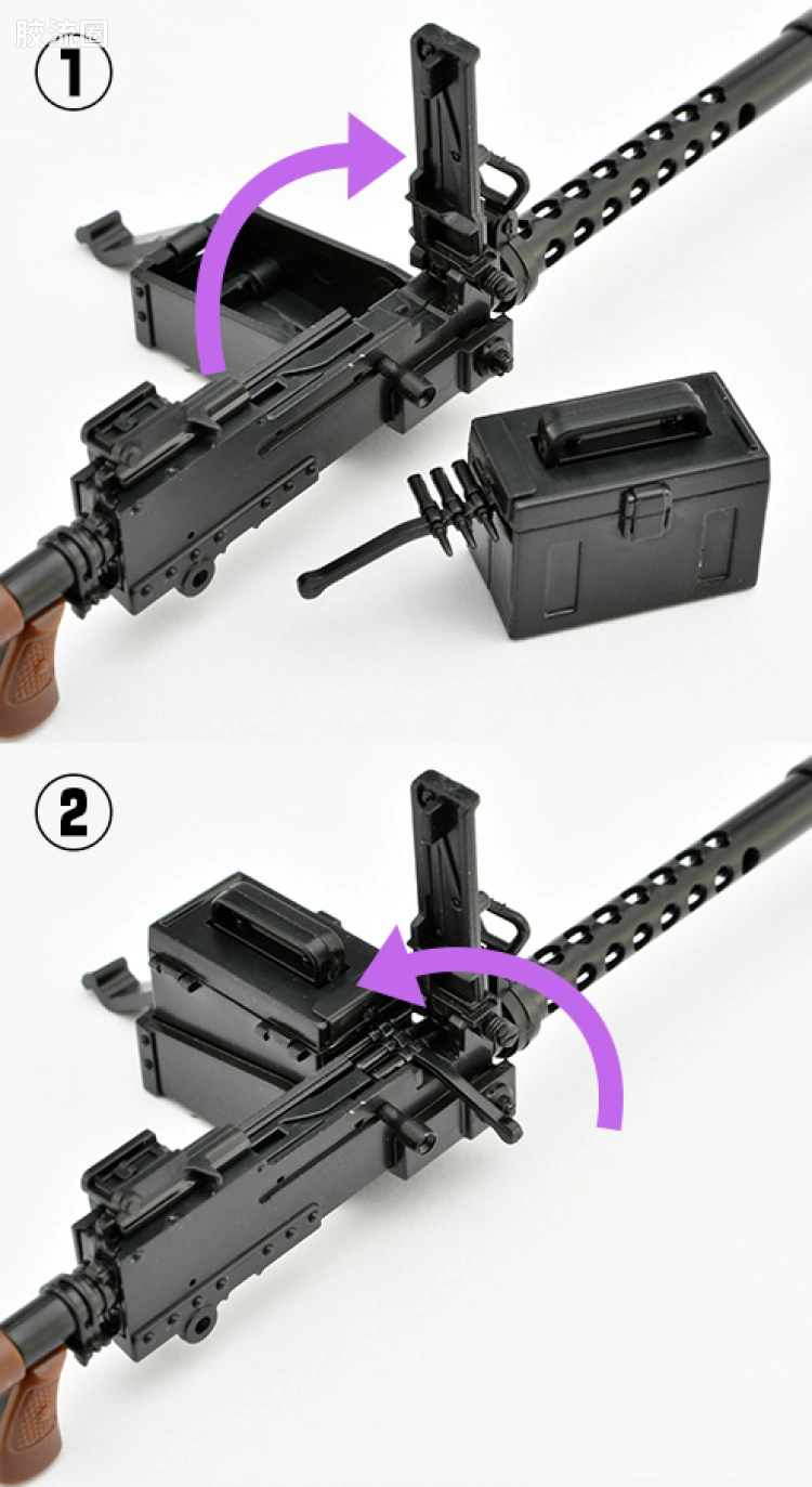 LITTLE ARMORY 系列 LASW系列 LASW05 M1919A6机枪 - 图片