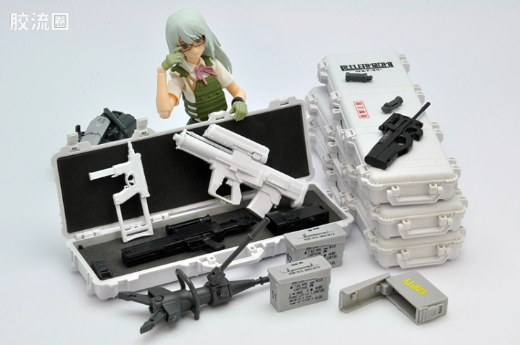 LITTLE ARMORY 系列 LD系列 LD038 军用硬质箱A3~灰色×白色 - 图片