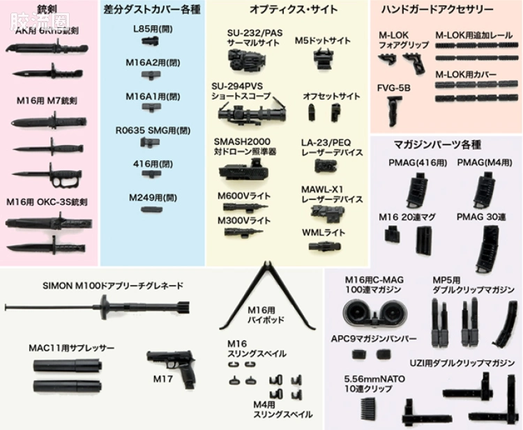 LITTLE ARMORY 系列 LD系列 LD048 枪械配件B - 图片