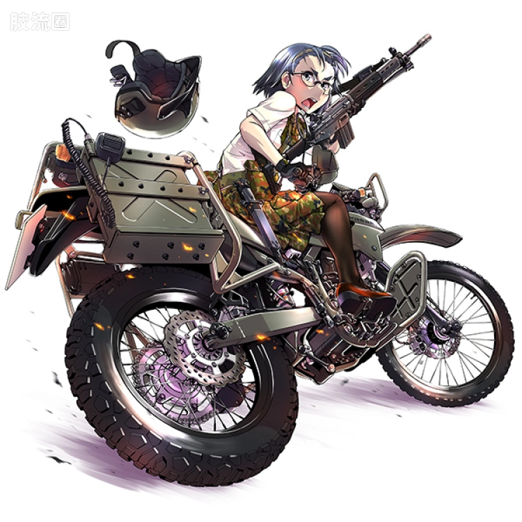 LITTLE ARMORY 系列 LM系列 LM002 陆上自卫队侦查用摩托 DX版 - 图片