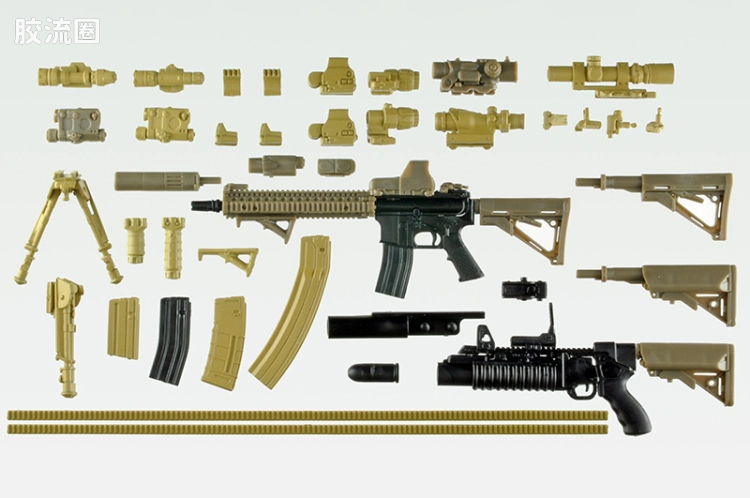 LITTLE ARMORY 系列 LS系列 LS05 M4A1突击步枪 朝户末世任务包 - 图片
