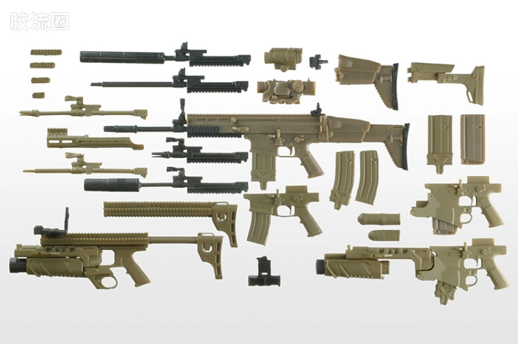 LITTLE ARMORY 系列 LS系列 LS06 SCAR-Mk17突击步枪 莲星文奈任务包 - 图片