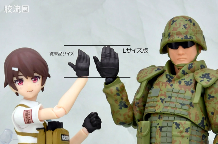LITTLE ARMORY 系列 OP系列 LA-OP18 figma专用战术手套 L尺寸(黑色) - 图片