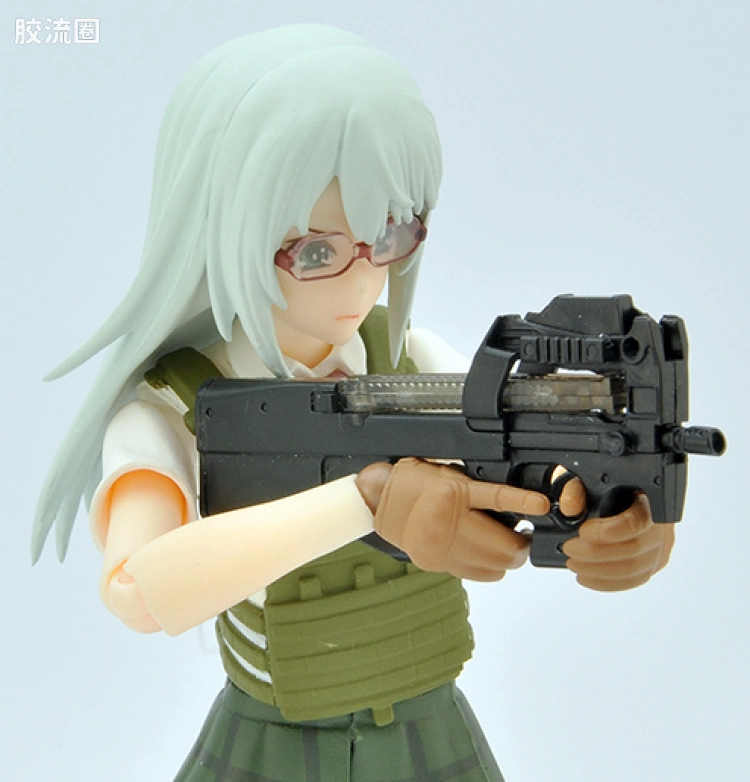 LITTLE ARMORY 系列 OP系列 LAOP06 figma专用战术手套2 手枪套装(棕黄色) - 图片