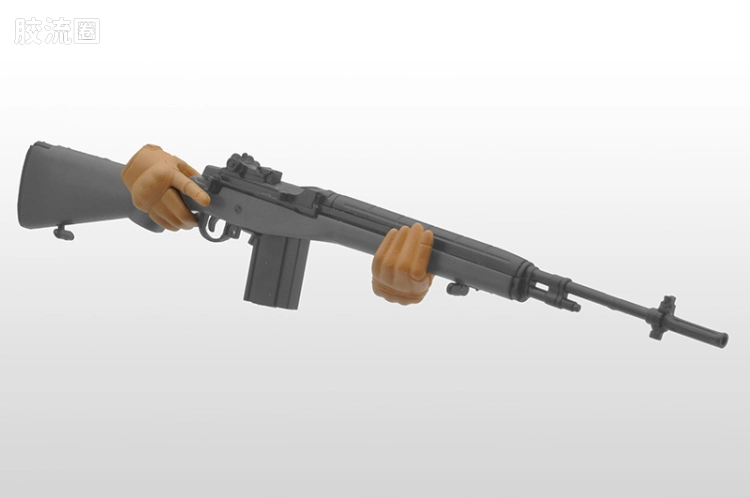 LITTLE ARMORY 系列 OP系列 LAOP06 figma专用战术手套2 手枪套装(棕黄色) - 图片