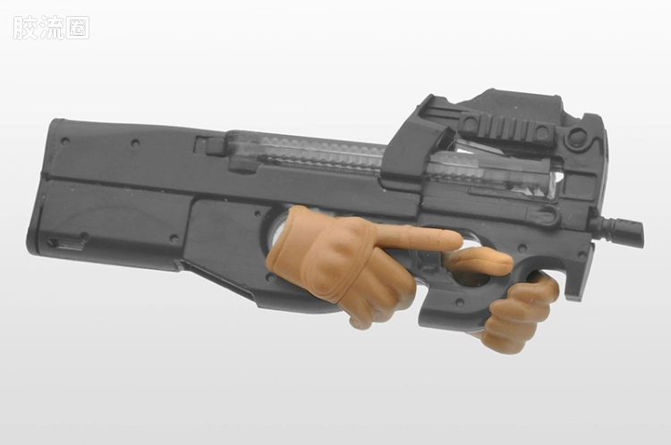 LITTLE ARMORY 系列 OP系列 LAOP06 figma专用战术手套2 手枪套装(棕黄色) - 图片