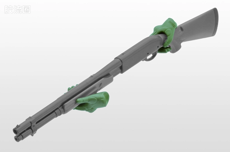 LITTLE ARMORY 系列 OP系列 LAOP07 figma专用战术手套2 左轮手枪套装(绿色) - 图片