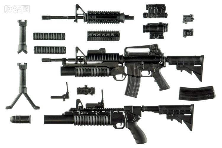 LITTLE ARMORY 系列 普通版 LA100 M4A1突击步枪&M203榴弹发射器 2.0版 - 图片