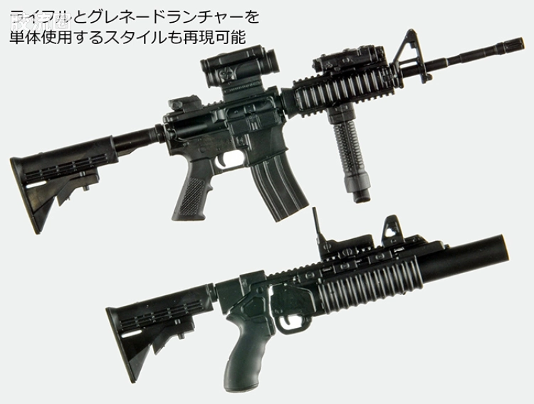 LITTLE ARMORY 系列 普通版 LA100 M4A1突击步枪&M203榴弹发射器 2.0版 - 图片