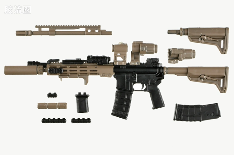 LITTLE ARMORY 系列 普通版 LA102 M4A1URG-I突击步枪 11.5英寸枪管版 - 图片
