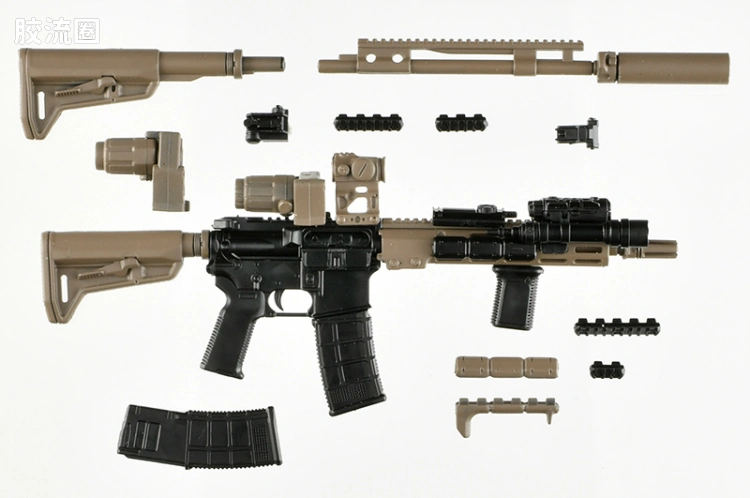 LITTLE ARMORY 系列 普通版 LA102 M4A1URG-I突击步枪 11.5英寸枪管版 - 图片