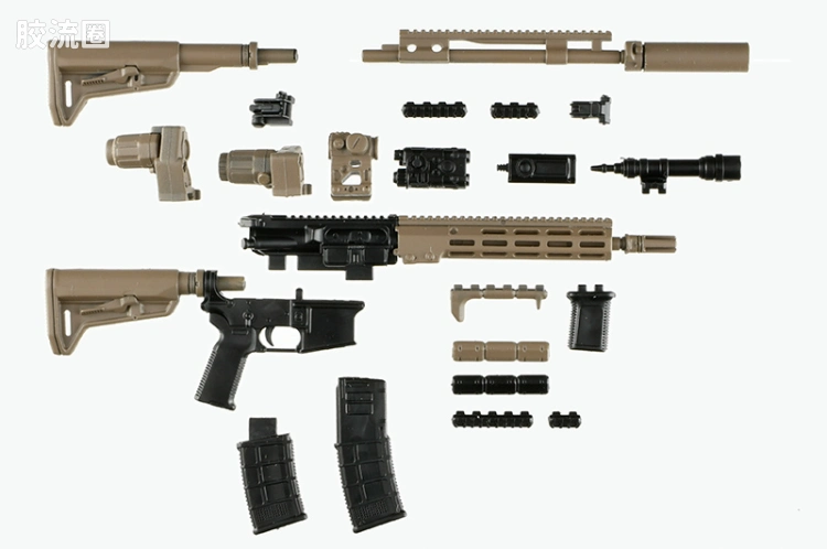 LITTLE ARMORY 系列 普通版 LA102 M4A1URG-I突击步枪 11.5英寸枪管版 - 图片