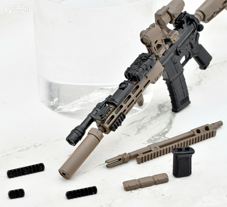 LITTLE ARMORY 系列 普通版 LA102 M4A1URG-I突击步枪 11.5英寸枪管版 - 图片