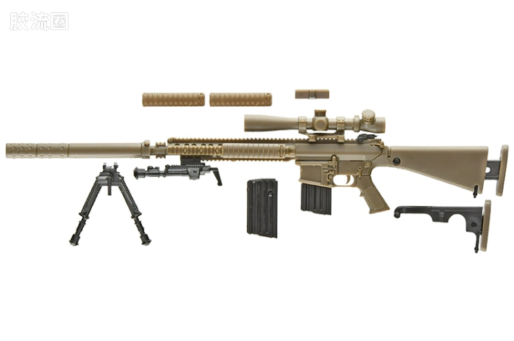 LITTLE ARMORY 系列 普通版 LA110 M110SASS 半自动狙击步枪 - 图片