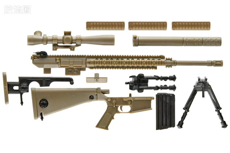 LITTLE ARMORY 系列 普通版 LA110 M110SASS 半自动狙击步枪 - 图片