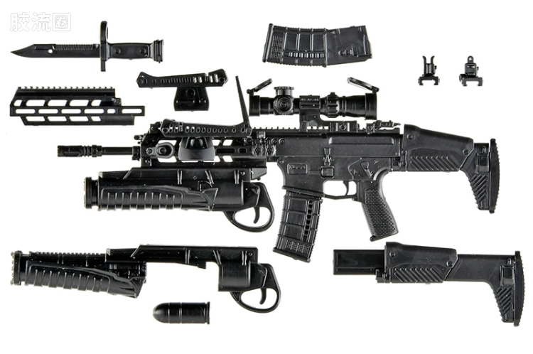 LITTLE ARMORY 系列 普通版 LA112 20式突击步枪&下挂式榴弹发射器 - 图片