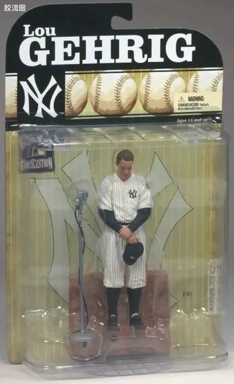 麦克法兰MLB棒球系列玩具 COOPERSTOWN第6代 LOU GEHRIG