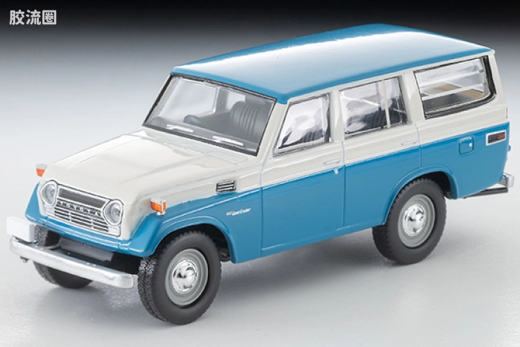 多美卡金属车系列 TOMICA LIMITED VINTAGE LV-104d 丰田 陆地巡洋舰 FJ56V型（白／蓝色）