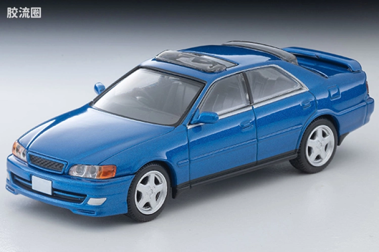 多美卡金属车系列 TOMICA LIMITED VINTAGE NEO LV-N224e 丰田 Chaser 2.5 Tourer V（蓝色）98年式