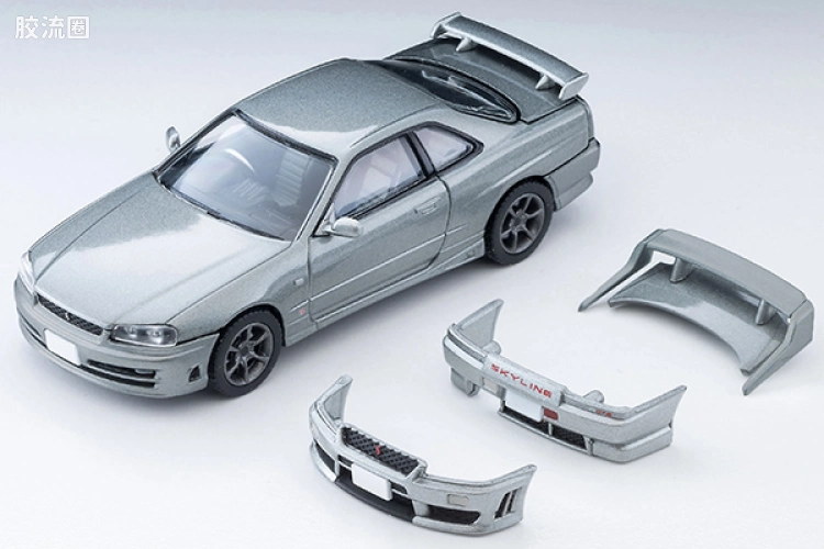多美卡金属车系列 TOMICA LIMITED VINTAGE NEO LV-N353a 日产 天际线 两门轿跑 25GT TURBO 附带可选配件（銀）2000年式