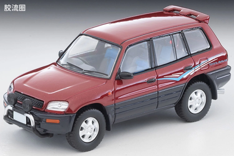 多美卡金属车系列 TOMICA LIMITED VINTAGE NEO LV-N354a 丰田 RAV4L V（酒红／灰）95年式