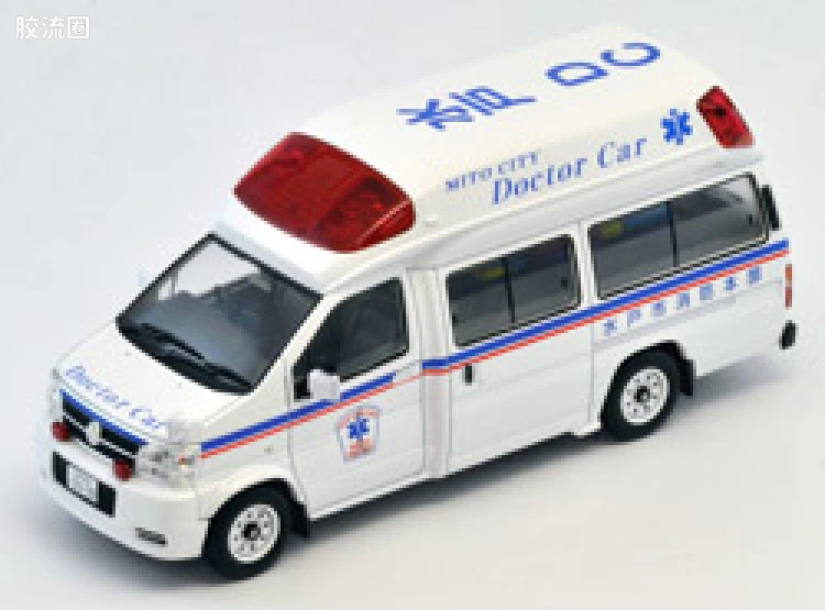 多美卡金属车系列 TOMICA LIMITED VINTAGE 43 LV-N43-01b 日产 Paramedic Doctor Car (水戸市消防本部)