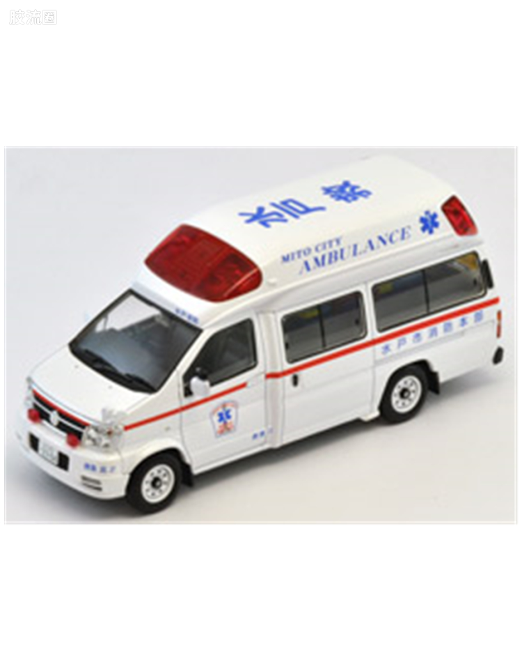 LV-N43-01c 日产 Paramedic 高规格救护车 (水戸市消防本部式样)