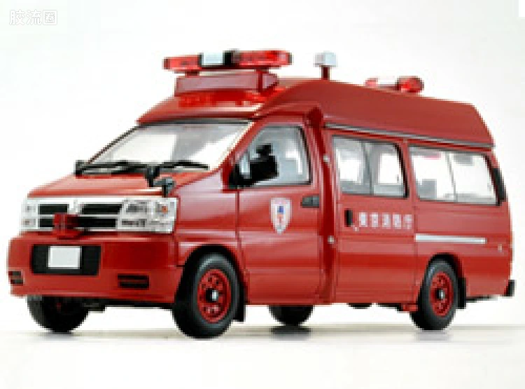 多美卡金属车系列 TOMICA LIMITED VINTAGE 43 LV-N43-03a 日产 Elgrand 消防指挥车 （東京消防庁）
