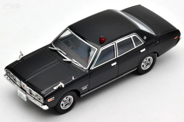 多美卡金属车系列 TOMICA LIMITED VINTAGE 43 LV-N43 西部警察02 西部警察PART-I 第91话『鲜血吊坠』日产 Cedric 巡逻车 (黑)