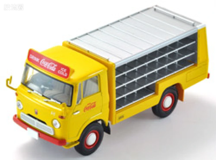 多美卡金属车系列 TOMICA LIMITED VINTAGE 43 LV43-01b 五十铃 ELF Route car（可口可乐） 黄色