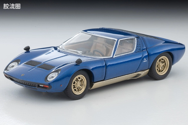 多美卡金属车系列 TOMICA LIMITED VINTAGE LV Lamborghini Miura SV（金属蓝）
