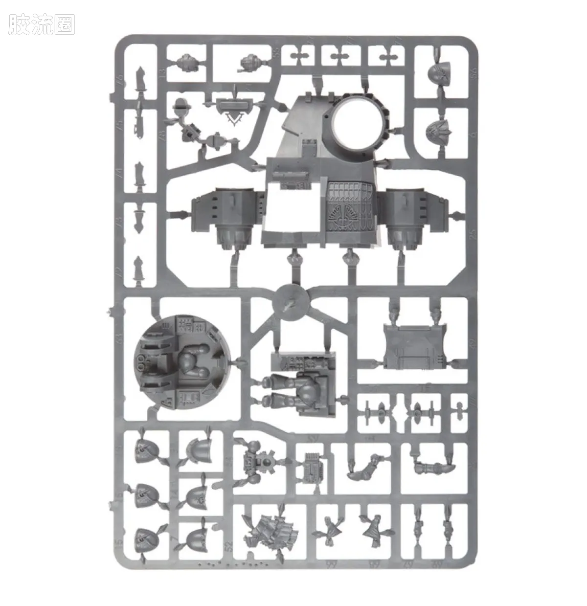 战锤40K Dark Angels 黑暗天使 6版 鸦翼复仇型兰德速攻艇 - 图片