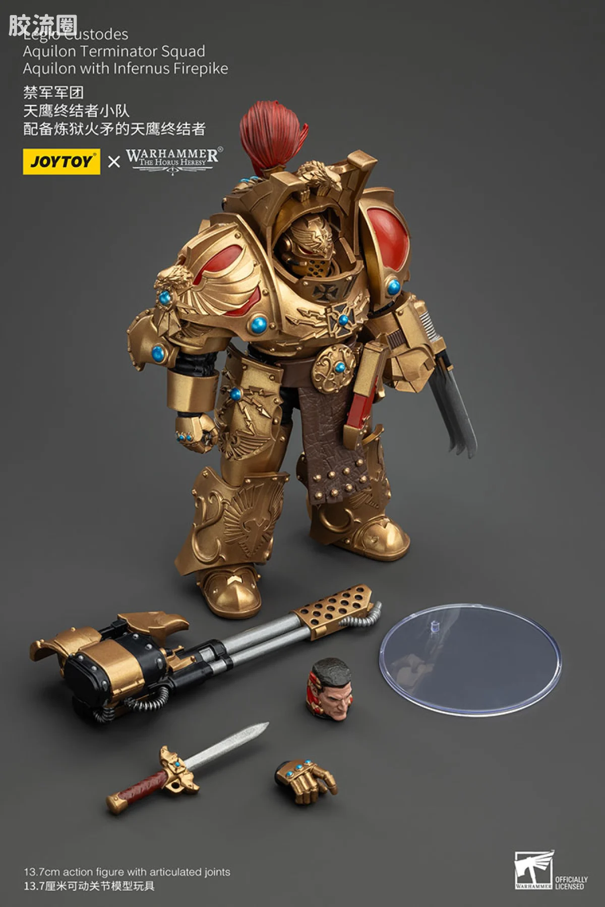 JOYTOY x 战锤40K 帝皇禁军/寂静修女会 禁军 天鹰终结者小队 - 图片