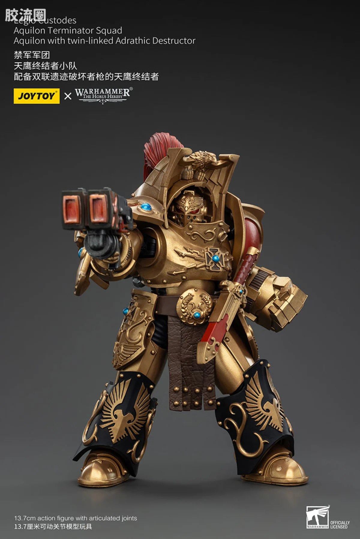 JOYTOY x 战锤40K 帝皇禁军/寂静修女会 禁军 天鹰终结者小队 - 图片