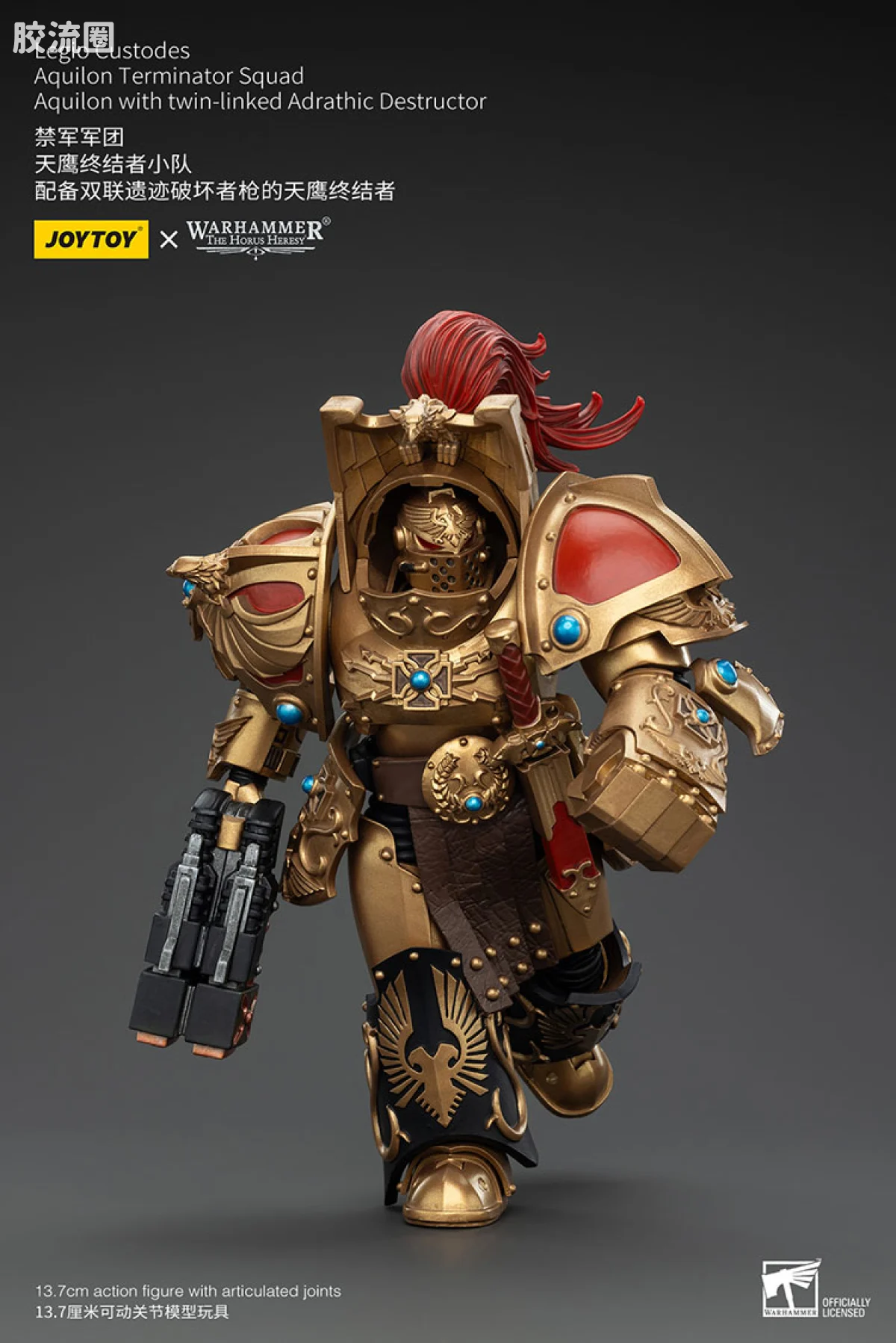 JOYTOY x 战锤40K 帝皇禁军/寂静修女会 禁军 天鹰终结者小队 - 图片