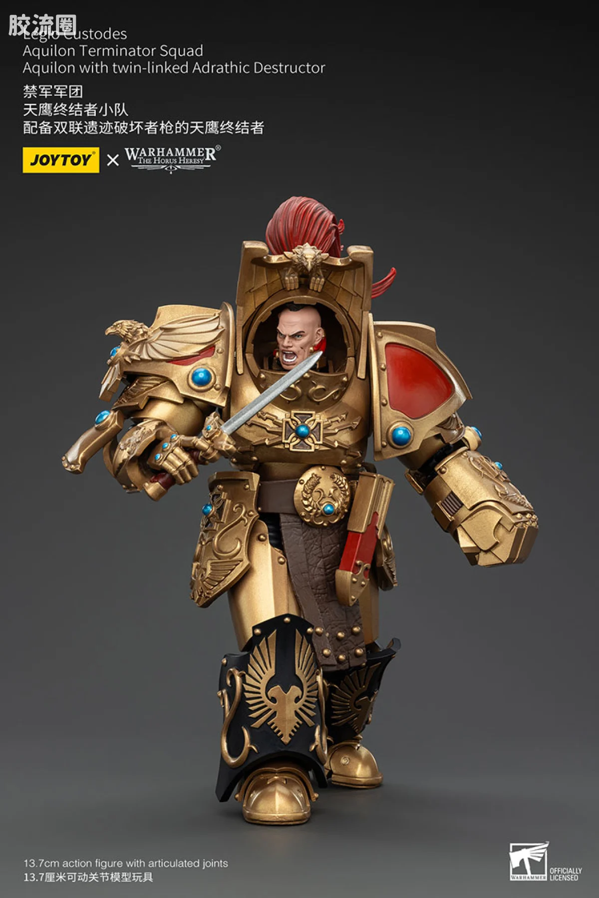 JOYTOY x 战锤40K 帝皇禁军/寂静修女会 禁军 天鹰终结者小队 - 图片