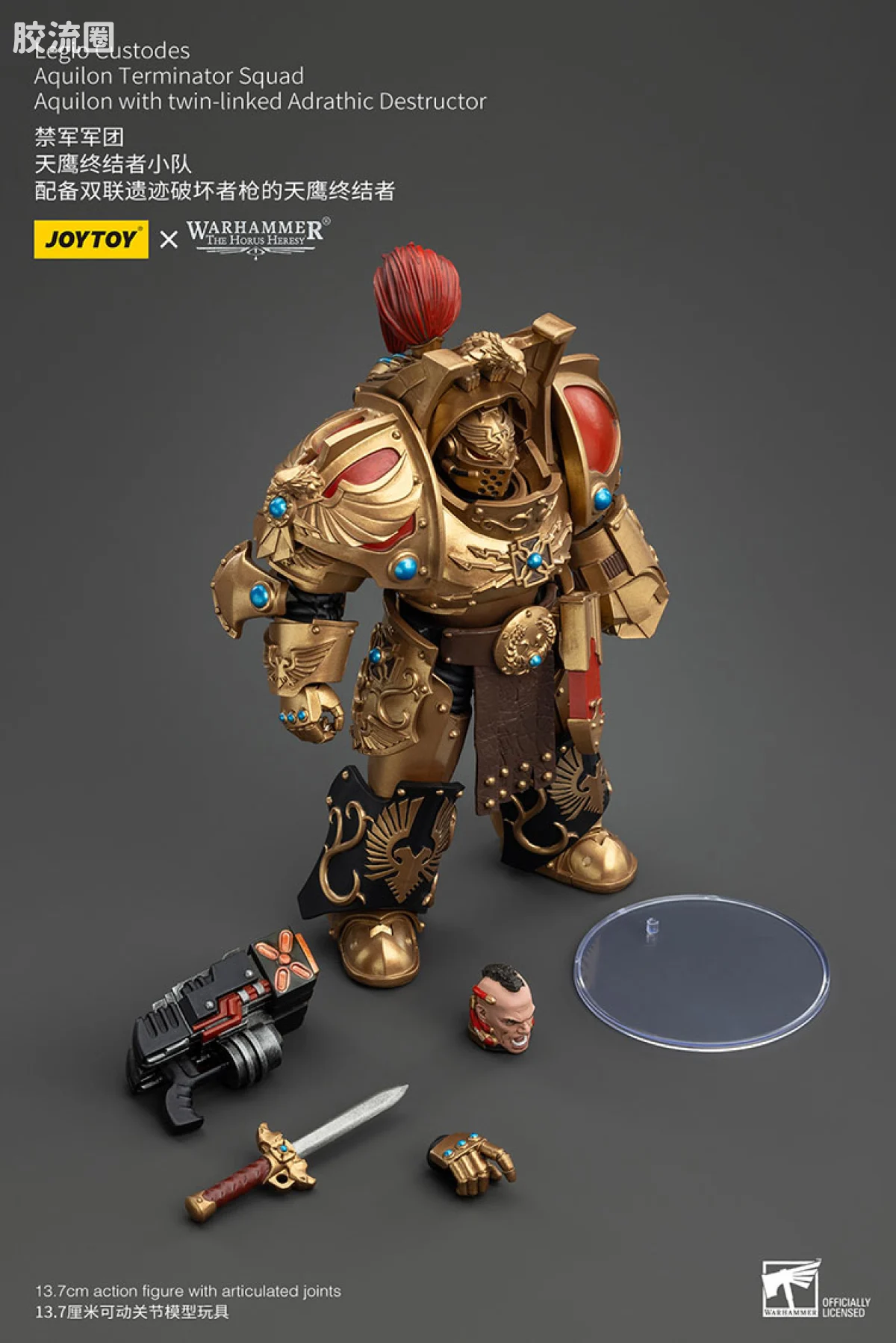 JOYTOY x 战锤40K 帝皇禁军/寂静修女会 禁军 天鹰终结者小队 - 图片