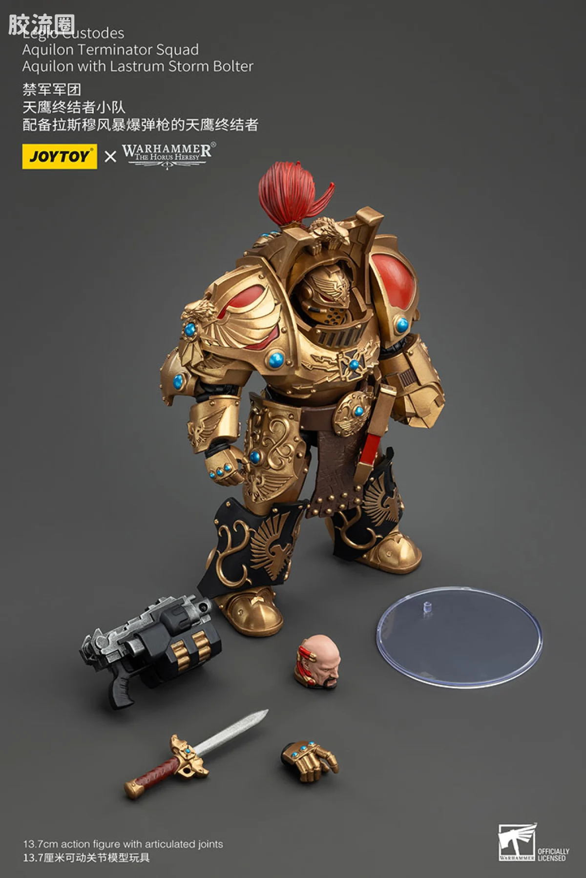 JOYTOY x 战锤40K 帝皇禁军/寂静修女会 禁军 天鹰终结者小队 - 图片