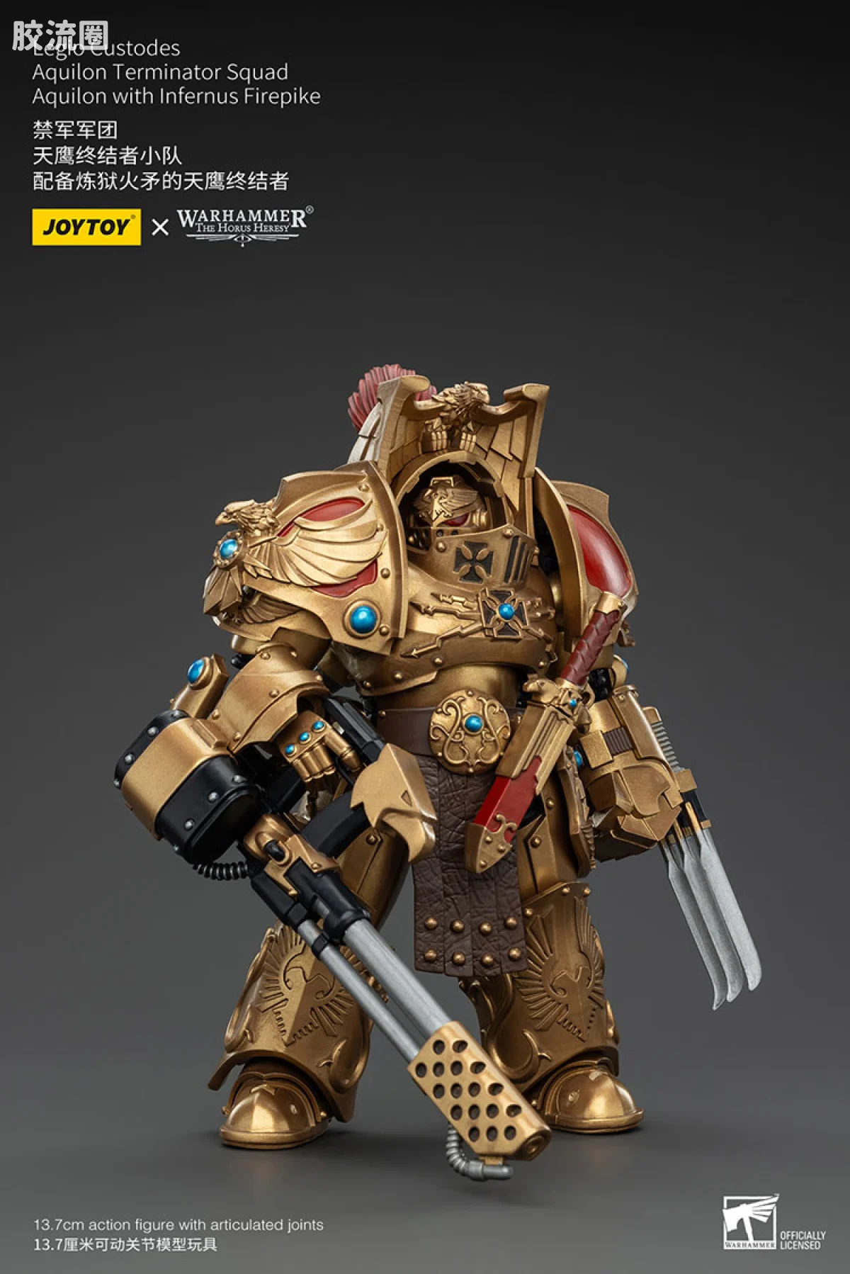 JOYTOY x 战锤40K 帝皇禁军/寂静修女会 禁军 天鹰终结者小队 - 图片