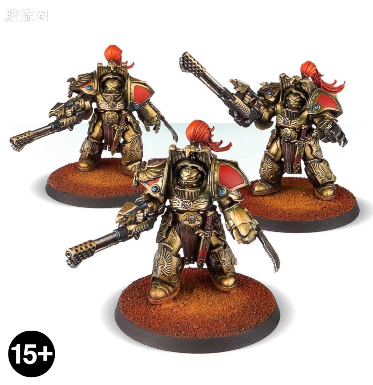 战锤40K Adeptus Custodes 帝皇禁军 禁军天鹰终结者（炼狱火枪） - 图片
