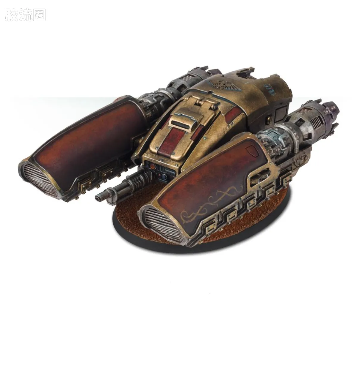 战锤40K Adeptus Custodes 帝皇禁军 禁军帕拉斯引力突击车 - 图片