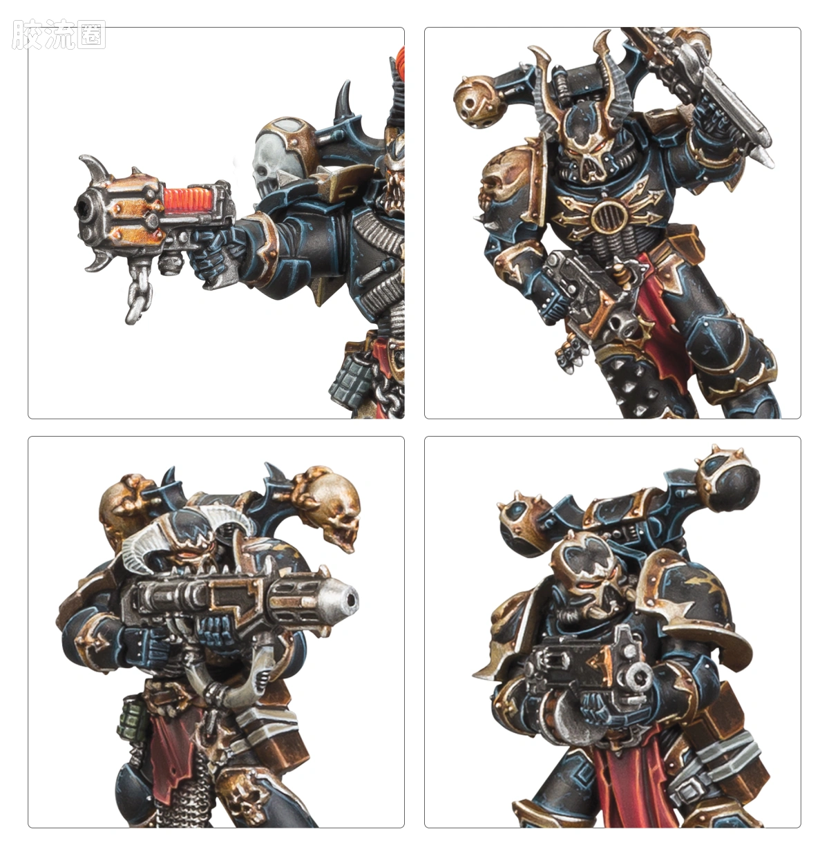 战锤40K Chaos Space Marines 混沌星际战士 9版 杀戮小队 军团战士 - 图片