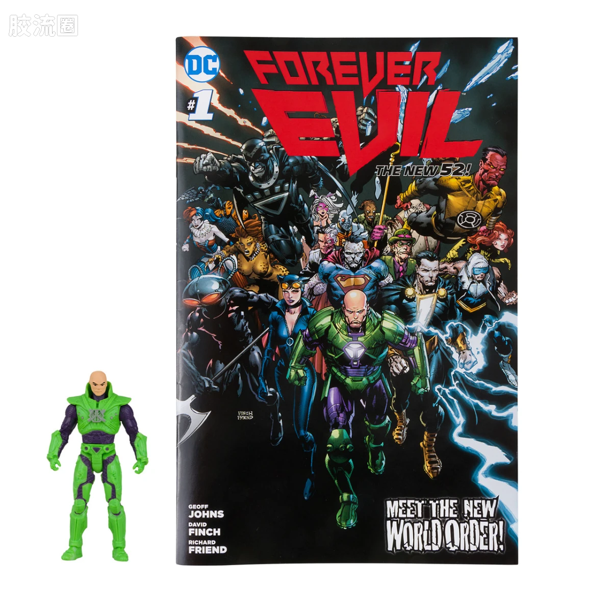 麦克法兰 DC多元宇宙/DC Direct 可动人偶系列 Page Punchers/漫画+3寸人偶系列 莱克斯·卢瑟 - 图片