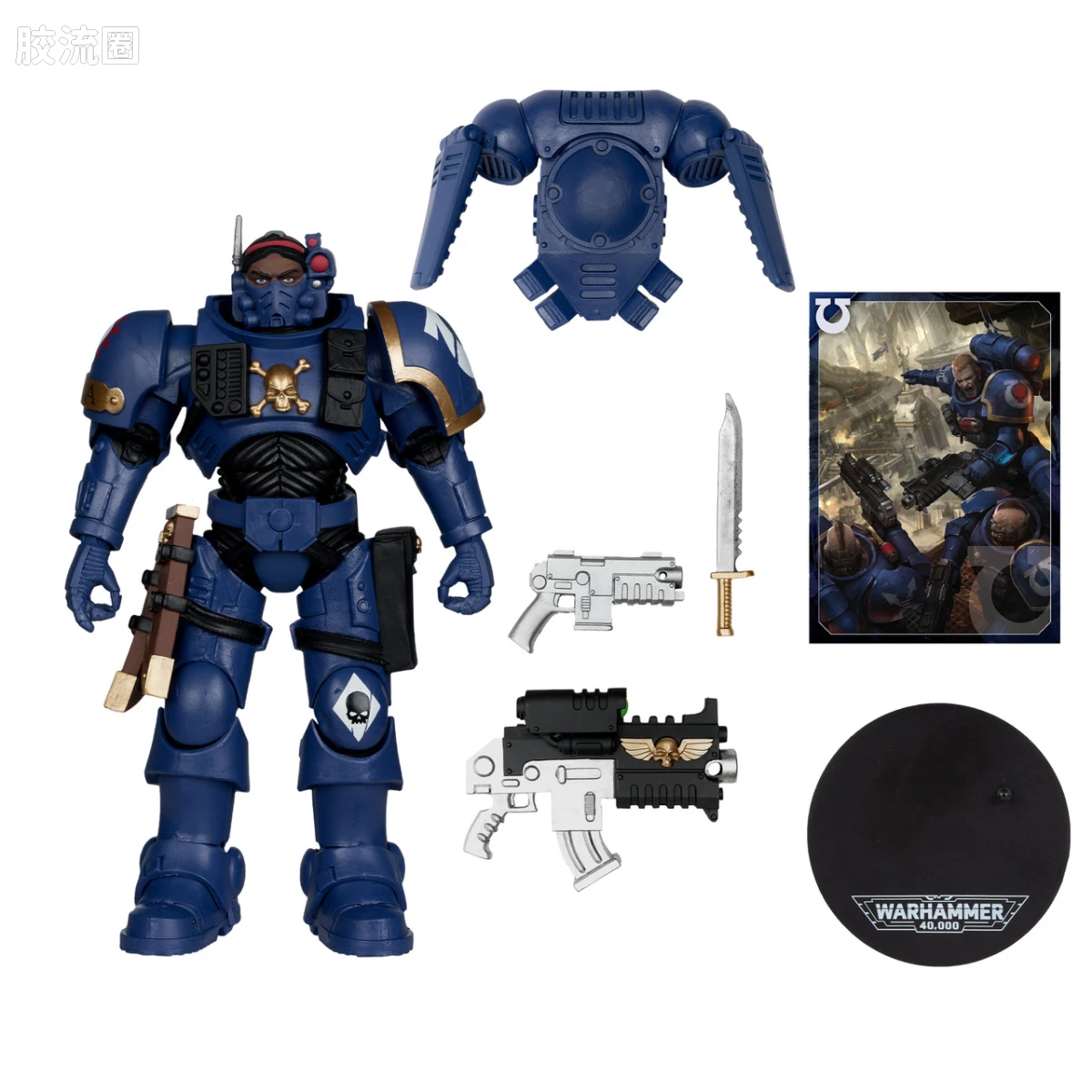 麦克法兰游戏与动画系列 游戏 战锤40K/Warhammer 40,000 潜行甲中尉：极限战士 含素模 - 图片