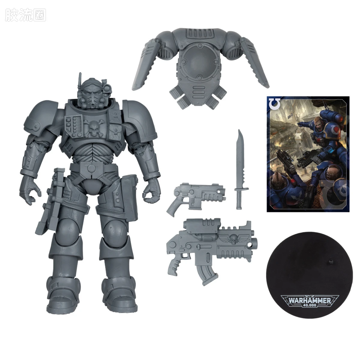 麦克法兰游戏与动画系列 游戏 战锤40K/Warhammer 40,000 潜行甲中尉：极限战士 含素模 - 图片