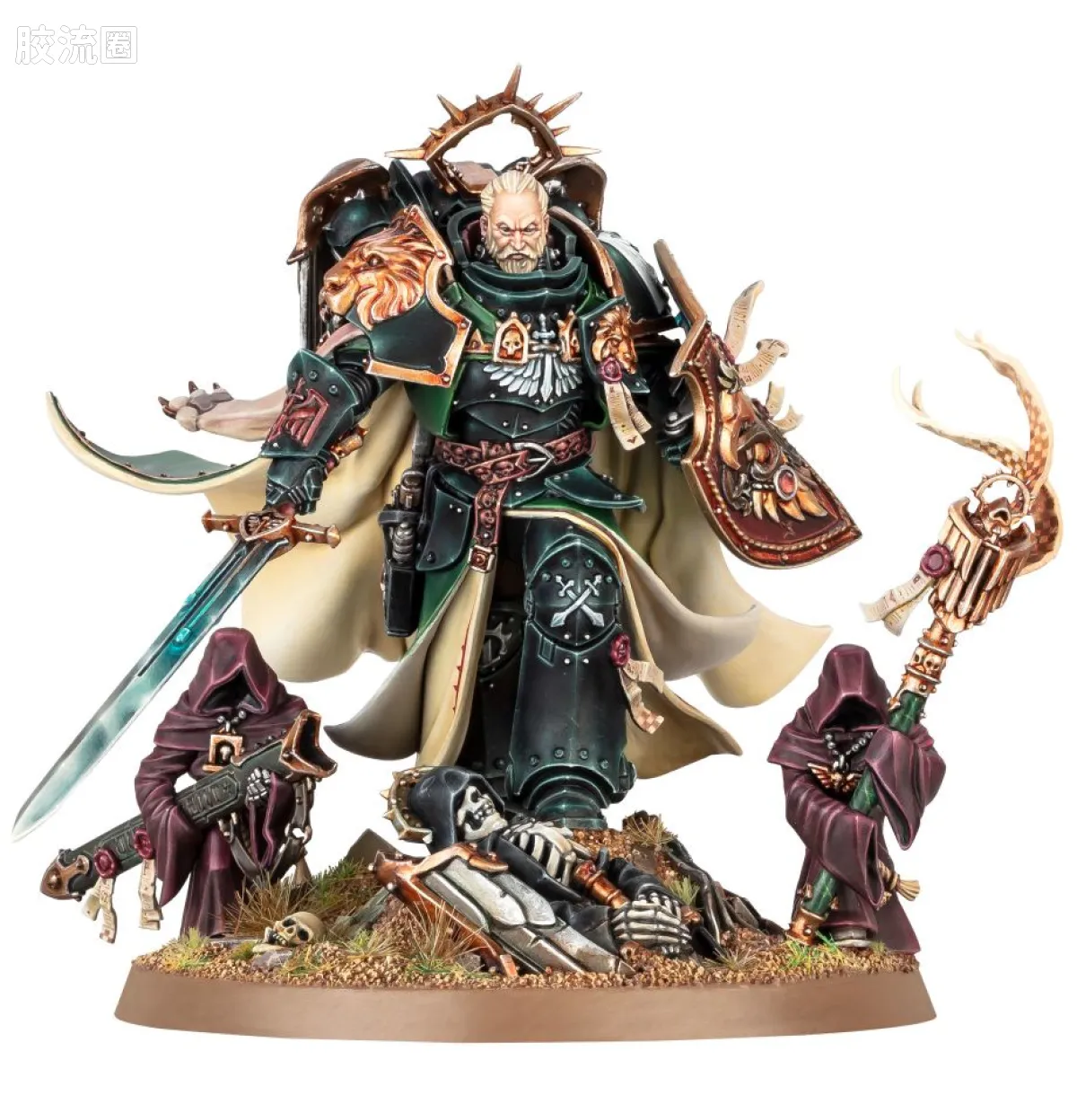 战锤40K Dark Angels 黑暗天使 9版 黑暗天使基因原体 莱昂·艾尔’庄森 - 图片