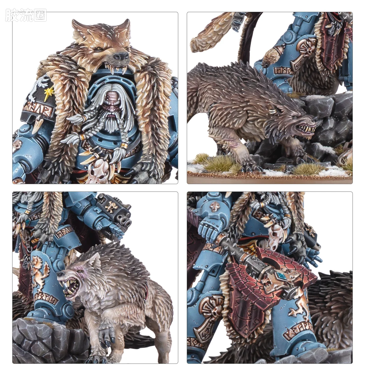 战锤40K Space Wolves 太空野狼 10版 战团长 洛根·格里姆纳尔 - 图片
