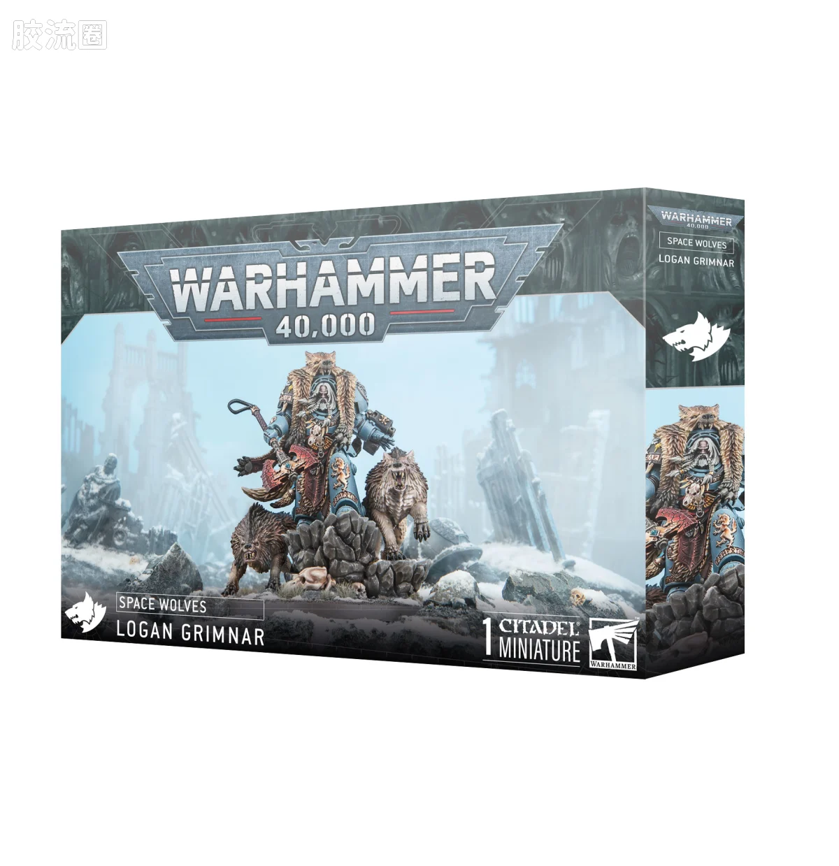 战锤40K Space Wolves 太空野狼 10版 战团长 洛根·格里姆纳尔 - 图片