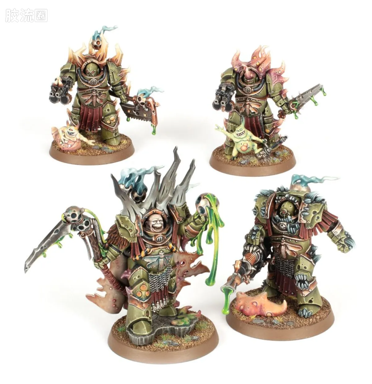 战锤40K Death Guard 死亡守卫 8版 污秽领主和腐朽中队 - 图片