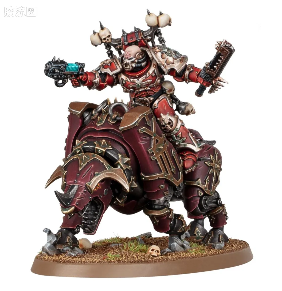 战锤40K World Eaters 吞世者 9版 乘坐铁甲兽的 吞世者领主 - 图片